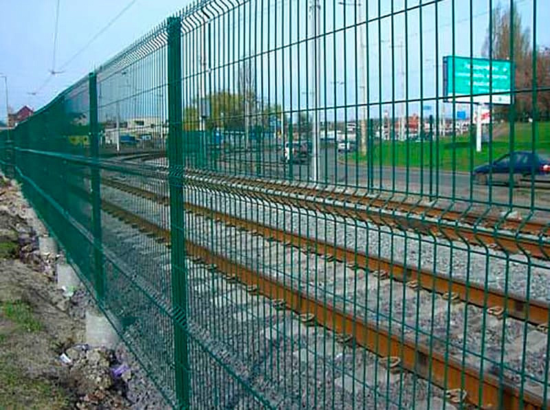 Ограждение для железных дорог